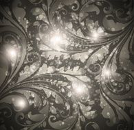 Floral Retro Background for Vintage Design N123