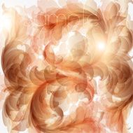Floral Retro Background for Vintage Design N124