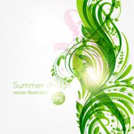 Floral Retro Background for Vintage Design N127