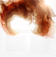 Floral Retro Background for Vintage Design N165