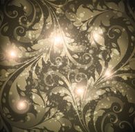 Floral Retro Background for Vintage Design N173