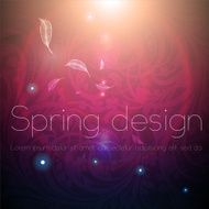 Floral Retro Background for Vintage Design N174