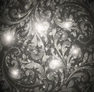 Floral Retro Background for Vintage Design N198
