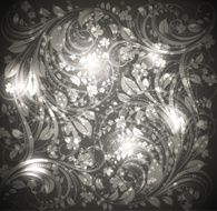 Floral Retro Background for Vintage Design N200