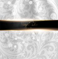 Floral Retro Background for Vintage Design N205