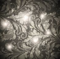Floral Retro Background for Vintage Design N211