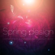 Floral Retro Background for Vintage Design N220