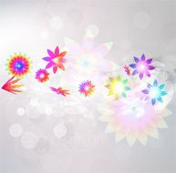Floral Retro Background for Vintage Design N223