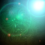 Floral Retro Background for Vintage Design N231
