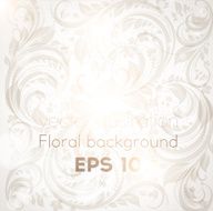 Floral Retro Background for Vintage Design N236