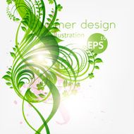 Floral Retro Background for Vintage Design N242