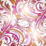 Floral Retro Background for Vintage Design N245