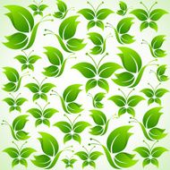 Green butterfly background N2