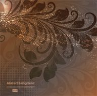 Floral Retro Background for Vintage Design N267