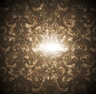 Floral Retro Background for Vintage Design N274