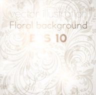 Floral Retro Background for Vintage Design N294