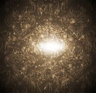 Floral Retro Background for Vintage Design N296