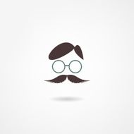 Man mustache icon N2