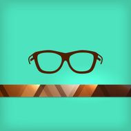 illustration with eyeglasses