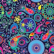 seamless pattern with paisley N3