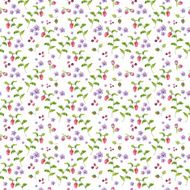 floral seamless texture of watercolor N8