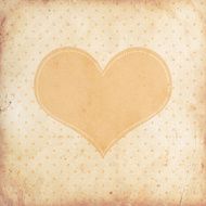 Vintage background with heart N6