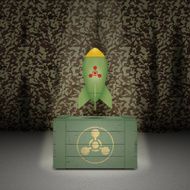 Army background with chemical weapon