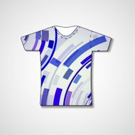 Abstract illustration on t-shirt N142