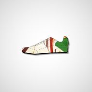Abstract illustration on sneakers N155