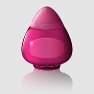 Pink perfume bottle