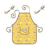 Stylish apron vector illustration