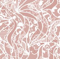 Lace seamless pattern with flowers N146