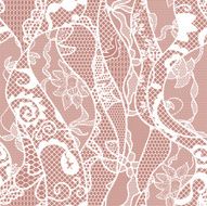 Lace seamless pattern with flowers N149