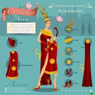 Fashion Design infographic The Asian nation