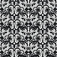 Lace vector fabric seamless pattern N25