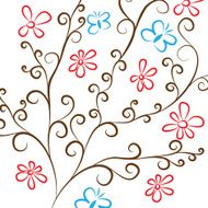 Floral background N382