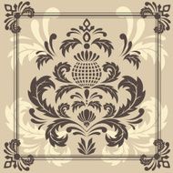 Seamless vector renaissance ornate