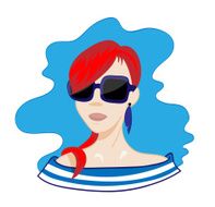 Red hair woman N2