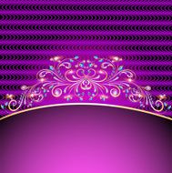 illustration background with jewels