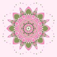 Circle ornament ornamental round lace N4