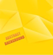 bright yellow background polygon