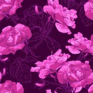 Beautiful Seamless Rose Background N6