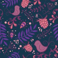 abstract seamless floral pattern Colorful vector illustration N3