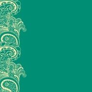 Vector vintage floral pattern N13