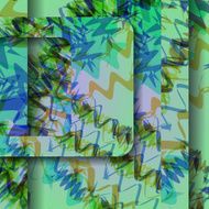 Colorful zigzag background N6