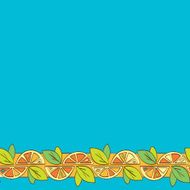 orange vector seamless pattern N2