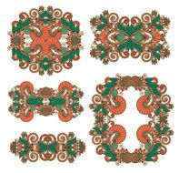 ornamental symmetry design element N5
