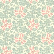 Floral vector seamless pattern N8