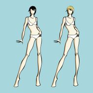 Fashion female models