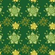 Seamless floral background N190